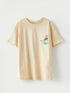 LC Waikiki Crew Neck Printed Short Sleeve Cotton Boy T-shirt